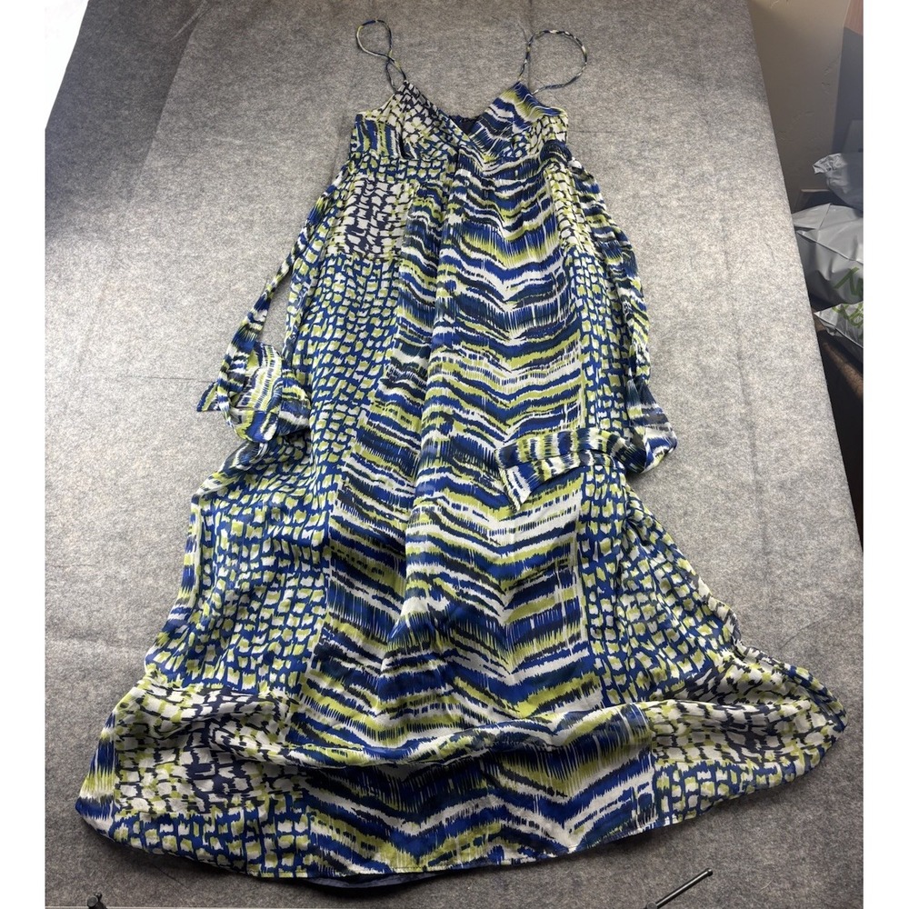 GLAM Women's 4 Animal Print Chiffon 100% Silk Boho Chic Hippie‎ Maxi Dress SEE